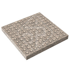 Тактильная плитка с конусными рифами в...