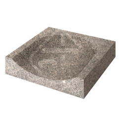 Водоприемная чаша гранитная (полукруг)