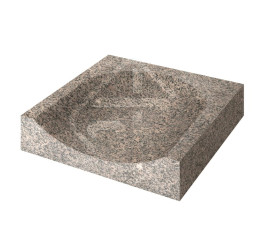 Водоприемная чаша гранитная (полукруг)