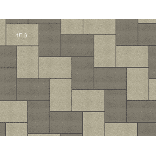 Тротуарная плитка Б.1.П.6 Прямоугольник (коллекция Модерн)