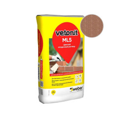 Раствор кладочный цветной Weber.Vetoni...