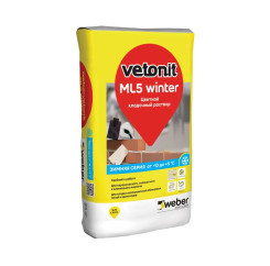 Раствор кладочный цветной Weber.Vetoni...