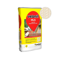 Раствор кладочный цветной Weber.Vetoni...