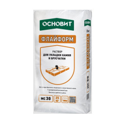 Раствор для укладки камня с одновремен...