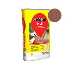 Раствор кладочный цветной Weber.Vetoni...