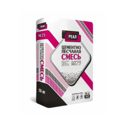 Смесь цементно-песчаная РЕАЛ М75, 25 кг