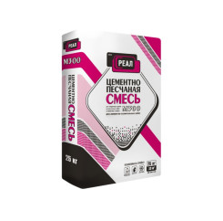Смесь цементно-песчаная РЕАЛ М300, 25 кг