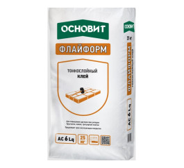 Клей тонкослойный Основит Флайформ AC6 Lq, 25 кг