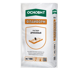 Раствор дренажный Основит Флайформ DC100, 25 кг