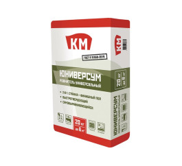 Ровнитель универсальный самовыравнивающийся КМ Юниверсум, 20 кг