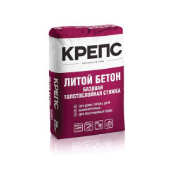 Ровнитель КРЕПС Литой бетон, 25 кг
