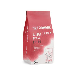 Шпатлевка Петромикс FP-04 белая, 5 кг