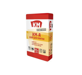 Клей для плитки КМ A (класс C0 T), 25 кг