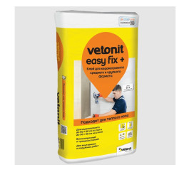 Клей для керамогранита среднего и крупного формата Vetonit Easy Fix +, 25 кг