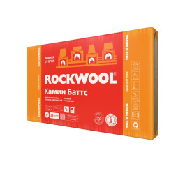 Утеплитель ROCKWOOL Камин Баттс 1000*600*30 мм (0,072 м³)