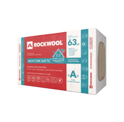Утеплитель ROCKWOOL Акустик Баттс 1000...