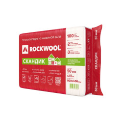 Утеплитель ROCKWOOL Лайт Баттс Скандик...