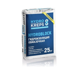 Гидроизоляция HYDROKREPS HYDROBLOCK, 25 кг