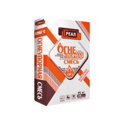 Смесь кладочная огнеупорная РЕАЛ, 25 кг