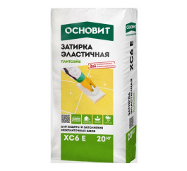 Затирка цементная цветная эластичная Основит Плитсэйв XC6 Е золотистый 048, 20 кг