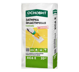 Затирка цементная цветная эластичная Основит Плитсэйв XC6 Е лавандовый 065, 20 кг