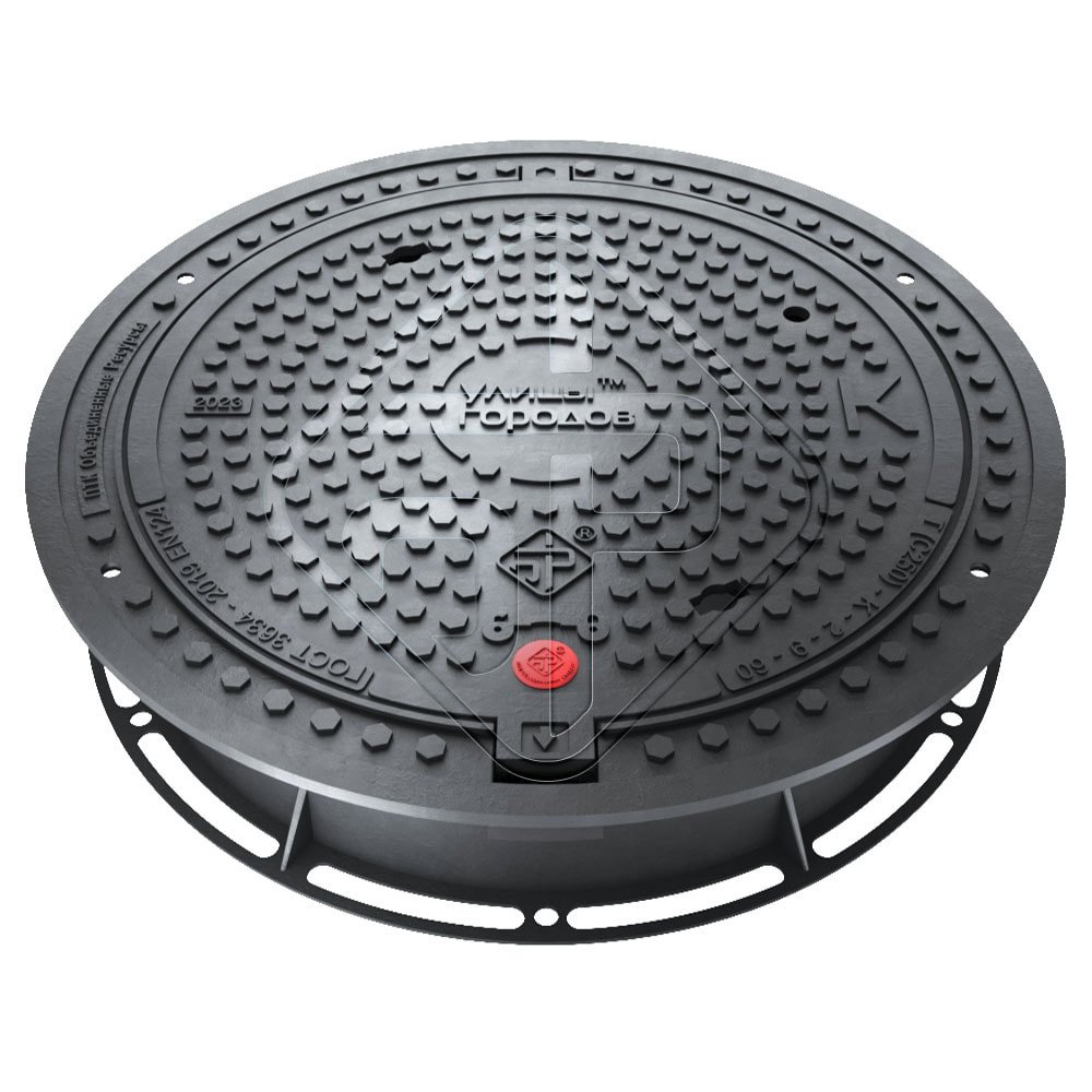 Люк тяжелый чугунный Т(С250)-ГТС-2-9-60